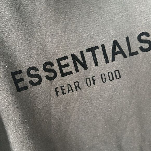 Essentials Fear Of God Black Hooded Sweatshirt S - Picture 5 of 6